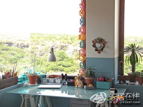 可愛與藝術并存 工作室如同家一般溫馨